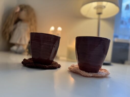 flower coasters-set of 2 - Image 4