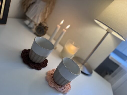 flower coasters-set of 2 - Image 6